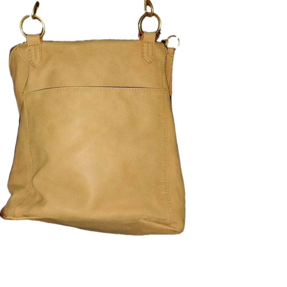 Universal Thread Goods Co. Handbag‎ Purse Womens Faux Leather Yellow Camel Brown